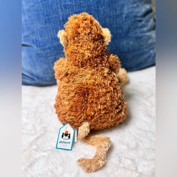 ⭐️ RARE Retired New Jellycat Junglie Medium Monkey ⭐️ - Picture 2 of 5